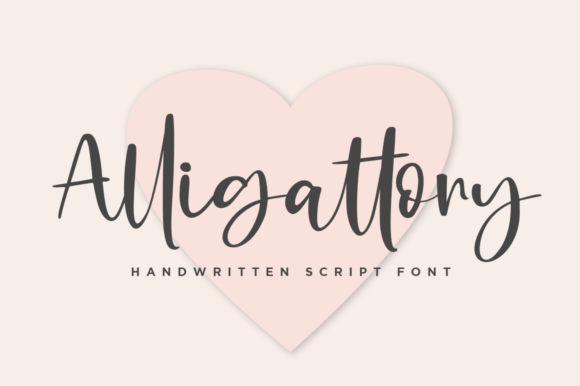 Alligattory Font: Elegant Script for Small Business Branding