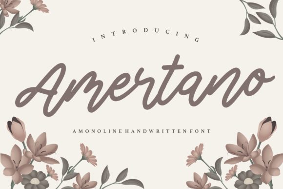 Amertano Font: Elegant Script for Digital Branding
