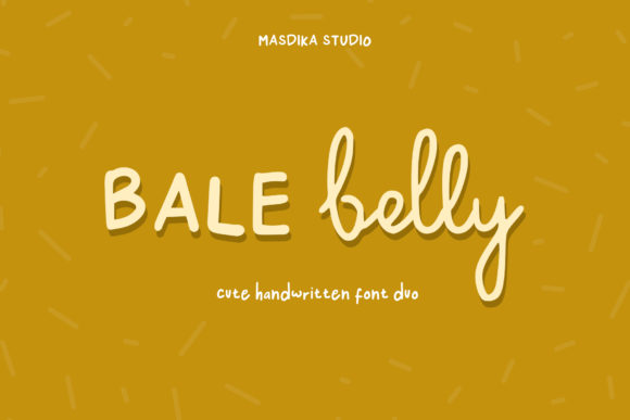 Bale Belly Font: Authentic Handwritten Style for Small Business Branding
