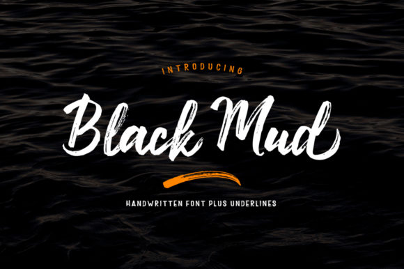 Black Mud Font: Elegant Script for Editorial Design