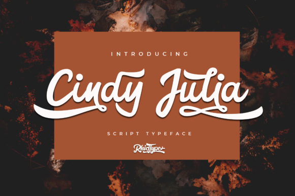 Cindy Julia Font: Elegant Script for Small Business Branding