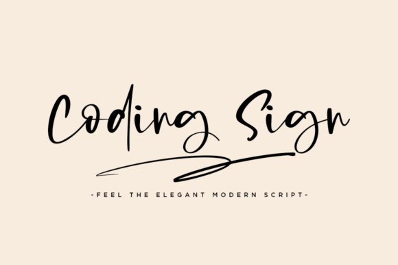 Coding Sign Font: Elevating Boutique Brand Identity