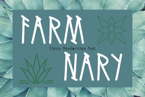 Farm Nary Font: Handwritten Typography for Web Design