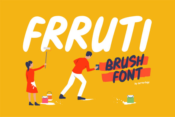 Frrutti Font: Bold Handwritten Branding for Small Business