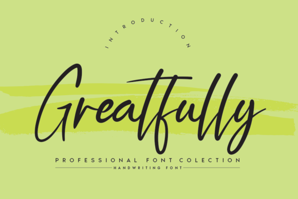 Greatfully Font: Elegant Script Handwritten Branding