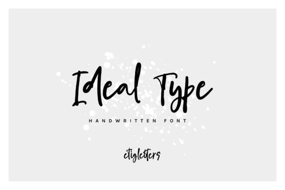 Ideal Type Font: A Readable Script for Editorial Design