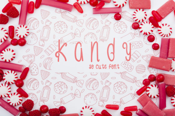 Kandy Font: Sweet Handwritten Script for Crafters