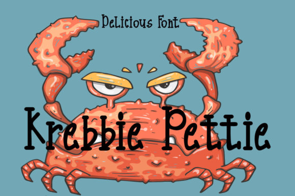 Krebbie Pettie Font for Playful Editorial Design