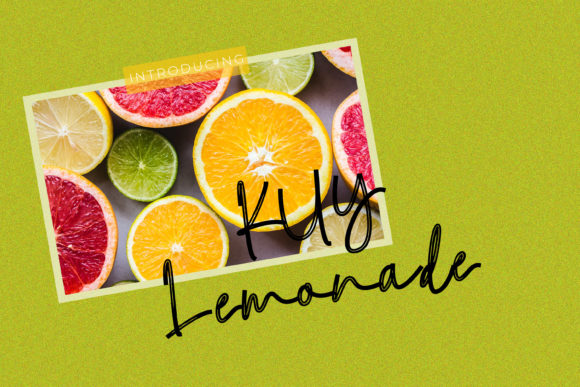 Kuy Lemonade Font: Elegant Script for Web Design