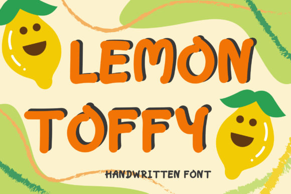 Lemon Toffy Font: Cute Handwritten Script for Crafters