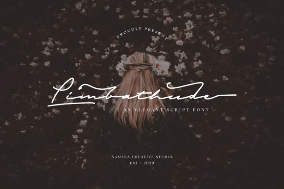 Limbathude Font: Relaxed Script for Handmade Labels