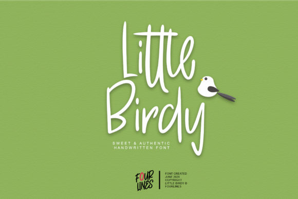 Little Birdy Font Review for Delicate Brand Identity