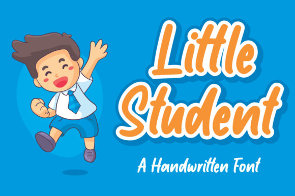 Little Student Font for Authentic Campaign Visuals