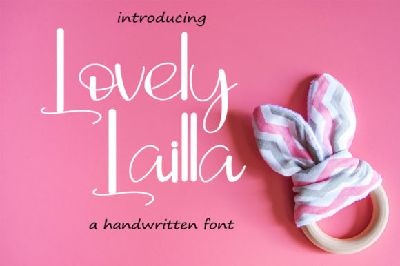 Lovely Lailla Font for Editorial Design and Branding