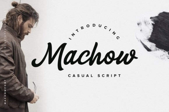 Machow Font: Editorial Design for Modern Publications