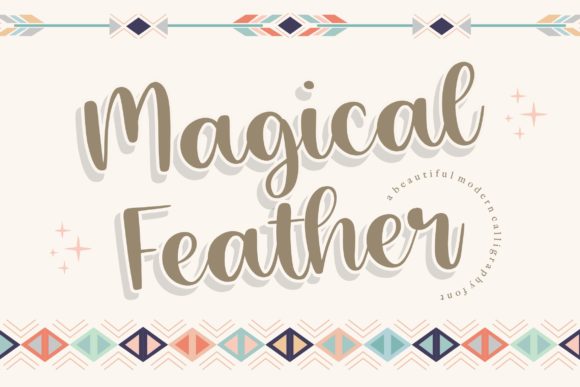 Magical Feather Font for Elegant Web Design