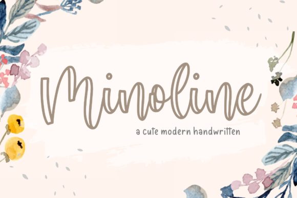 Minoline Font: Authentic Handwritten Style for Small Business Branding