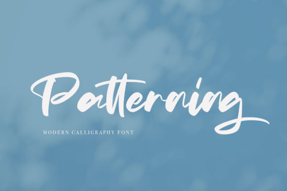 Patterning Font: Authentic Handwritten Typography for Web Design