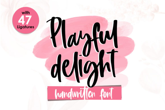 Playful Delight Font for Editorial Design and Publishing