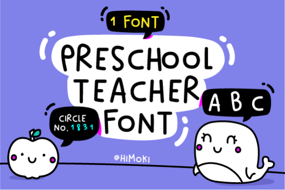 Preschool Teacher Font for Playful Web Design
