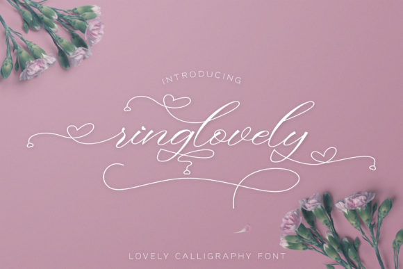 Ringlovely Font: Elegant Script Handwritten Typography for Web Design