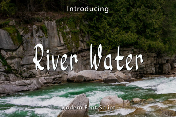 River Water Font: Elegant Script for Creative Projects