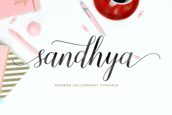 Sandhya Font: Elegant Script for Digital Marketing