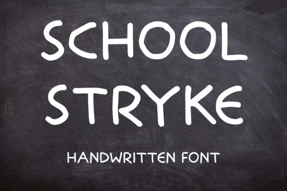 School Stryke: Sweet Handwritten Font Free Download