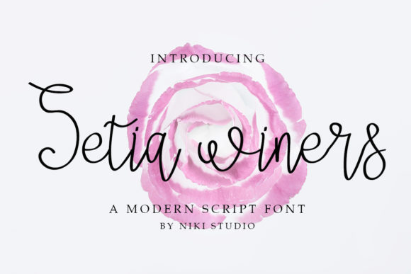 Setia Winers Font: Elegant Script for Web Design