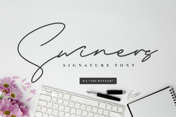 Swiners Font: Relaxed Handwritten Style for Campaigns