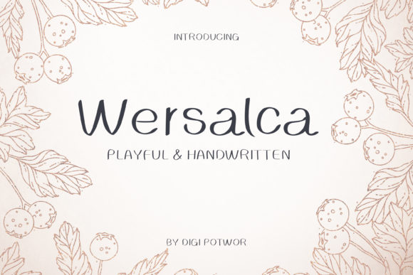 Wersalca Font: A Designer’s Guide to Delicate Branding