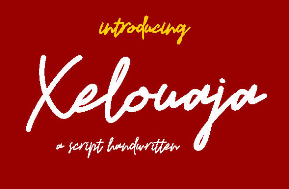 Xelouaja Font: Elegant Script for Modern Design